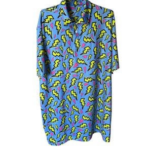 Blue Lightning Bolt Polo Shirt